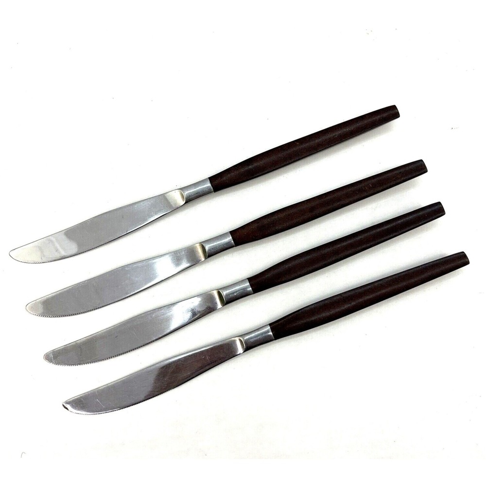 Ekco Eterna CANOE MUFFIN Epic 4 Dinner‎ Knife Knives Japan Stainless Flatware